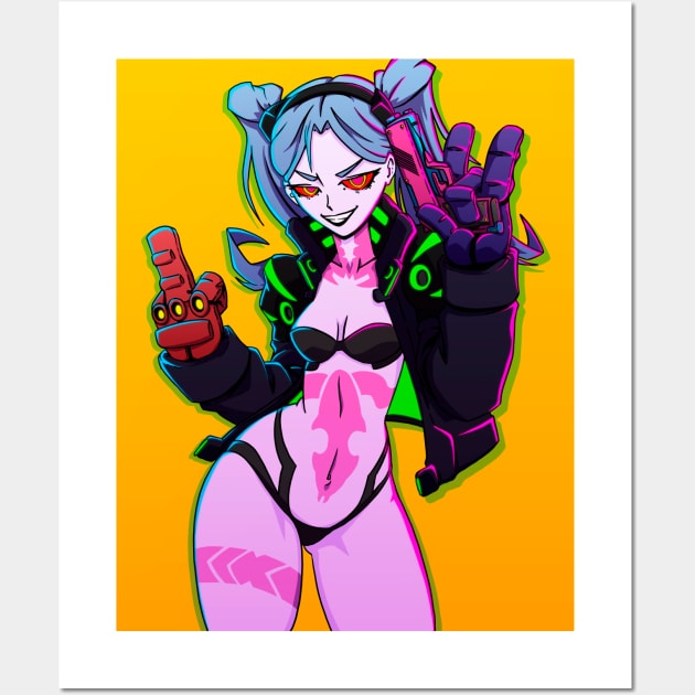 Rebecca Cyberpunk Edgerunners Cyberpunk Anime Posters And Art Prints Teepublic 7296